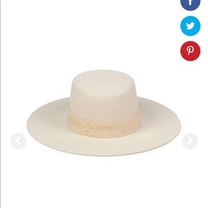 Lack of color Sierra hat in gold